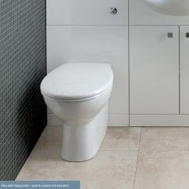 Eastbrook Loire BTW WC Pan & Fixing Bolts White   75.0010