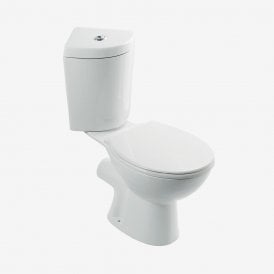 Eastbrook Loire Corner Cistern Inc Fittings White   75.0011