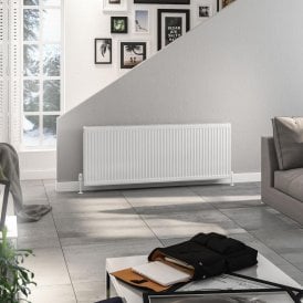 Eastbrook Longbridge Type 22 Compact Panel Radiator 600mm x 1600mm Gloss White 41.7013