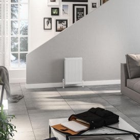 Eastbrook Longbridge Type 22 Compact Panel Radiator 600mm x 400mm Gloss White 41.7001