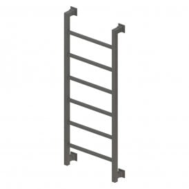 Eastbrook Loxley 1200mm x 500mm Towel Rail Matt Anthracite   61.0044