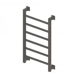 Eastbrook Loxley 800mm x 600mm Towel Rail Matt Anthracite   61.0043