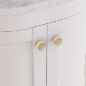 Eastbrook Lucerne Smooth Knob Handle Brushed Brass   116.0003