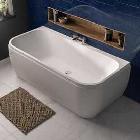 Eastbrook Malin 1600mm D Shaped One Piece Front Panel   42.5092