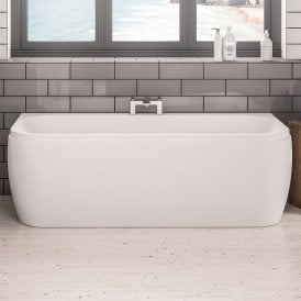 Eastbrook Malin 1700mm D Shaped One Piece Front Panel   42.5091