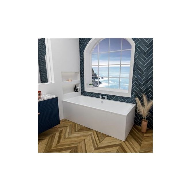 Eastbrook  Malin 5mm Double Ended 1675mm x 700mm 223 Litre Bath   42.0077
