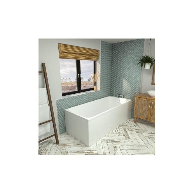 Eastbrook  Malin 5mm Single Ended 1675mm x 700mm 236 Litre Bath   42.0068