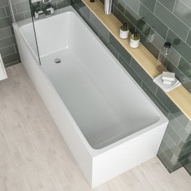Eastbrook Malin 5mm Single Ended 1750mm x 750mm 274 Litre Bath   42.0066