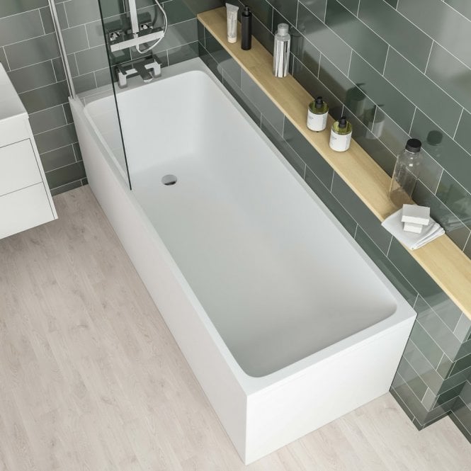 Eastbrook  Malin 5mm Single Ended 1800mm x 700mm 267 Litre Bath   42.0507