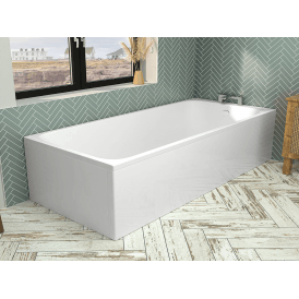 Eastbrook Malin Beaufort Single Ended 1800mm x 700mm 267 Litre Bath   42.1061