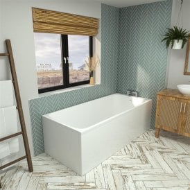 Eastbrook Malin Beaufort Single Ended 1800mm x 700mm 267 Litre Bath   42.1061