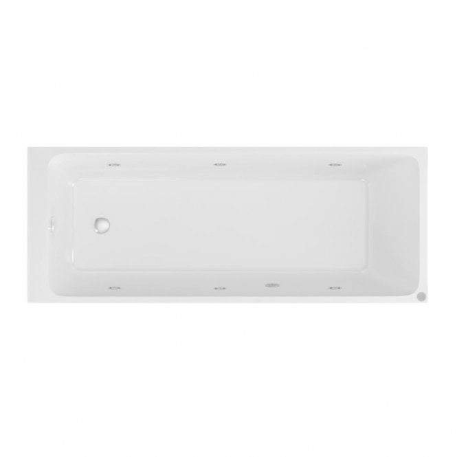 Eastbrook  Malin SE 1700mm x 700mm (440) Beauforte C/W 6 Jet Whirlpool Chrome Chrome 42.2034
