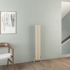 Eastbrook Malmesbury 1200mm x 185mm Aluminium Radiator Matt Cappuccino   89.0952