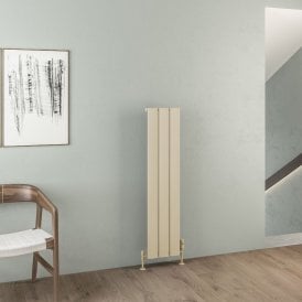 Eastbrook Malmesbury 1200mm x 280mm Aluminium Radiator Matt Cappuccino   89.0953