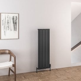 Eastbrook Malmesbury 1200mm x 375mm Aluminium Radiator Matt Anthracite   89.0970