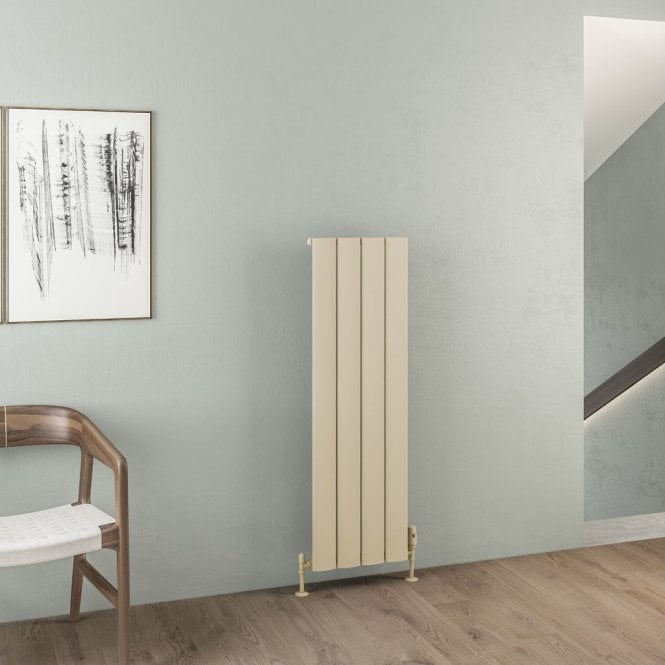 Eastbrook  Malmesbury 1200mm x 375mm Aluminium Radiator Matt Cappuccino   89.0954