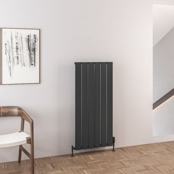 Eastbrook  Malmesbury 1200mm x 565mm Aluminium Radiator Matt Anthracite   89.0972