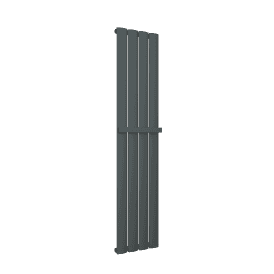 Eastbrook Malmesbury 1800mm x 185mm Aluminium Radiator Matt Anthracite   89.0278