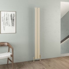 Eastbrook Malmesbury 1800mm x 185mm Aluminium Radiator Matt Cappuccino   89.0477