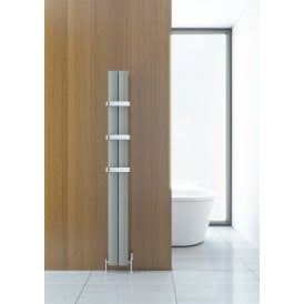 Eastbrook Malmesbury 1800mm x 185mm Aluminium Radiator Matt Grey   89.0279