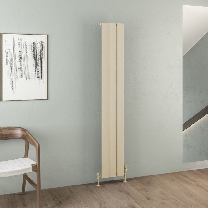 Eastbrook  Malmesbury 1800mm x 280mm Aluminium Radiator Matt Cappuccino   89.0478