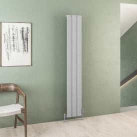 Eastbrook Malmesbury 1800mm x 280mm Aluminium Radiator Matt Grey   89.0280