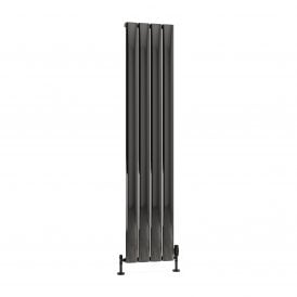Eastbrook Malmesbury 1800mm x 375mm Aluminium Radiator Black Effect   89.1777