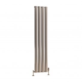 Eastbrook Malmesbury 1800mm x 375mm Aluminium Radiator Silver Effect   89.1773