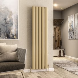 Eastbrook Malmesbury 1800mm x 470mm Aluminium Radiator Brass Effect   89.1770