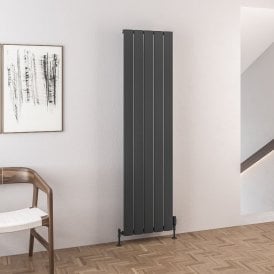 Eastbrook Malmesbury 1800mm x 470mm Aluminium Radiator Matt Anthracite   89.0151
