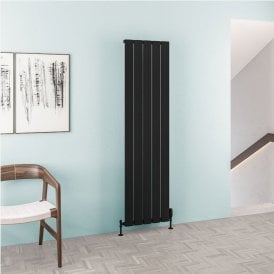Eastbrook Malmesbury 1800mm x 470mm Aluminium Radiator Matt Black   89.1756