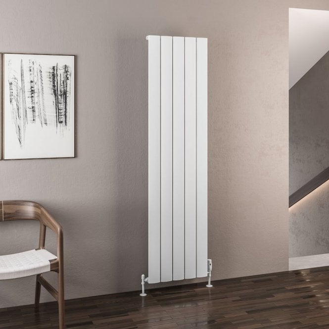 Eastbrook  Malmesbury 1800mm x 470mm Aluminium Radiator Matt White   89.0150