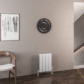 Eastbrook Malmesbury 500mm x 375mm Aluminium Radiator Matt White   89.0432