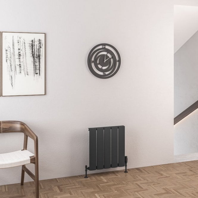 Eastbrook  Malmesbury 500mm x 470mm Aluminium Radiator Matt Anthracite   89.0439