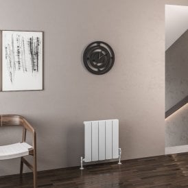 Eastbrook Malmesbury 500mm x 470mm Aluminium Radiator Matt White   89.0433