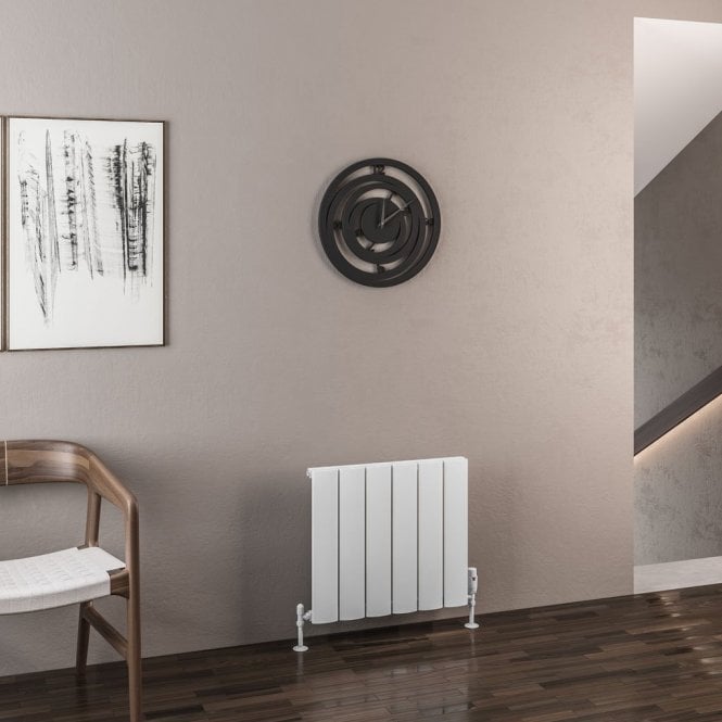 Eastbrook  Malmesbury 500mm x 565mm Aluminium Radiator Matt White   89.0434