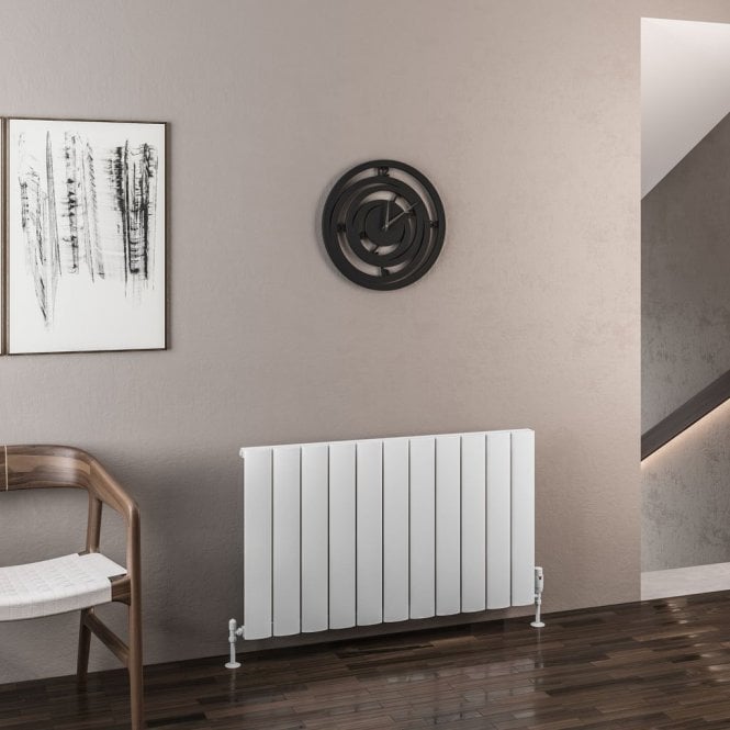 Eastbrook  Malmesbury 600mm x 1040mm Aluminium Radiator Matt White   89.0424