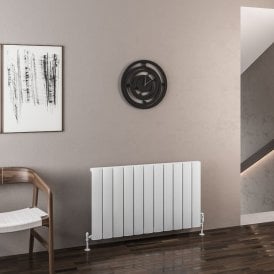 Eastbrook Malmesbury 600mm x 1040mm Aluminium Radiator Matt White   89.0424