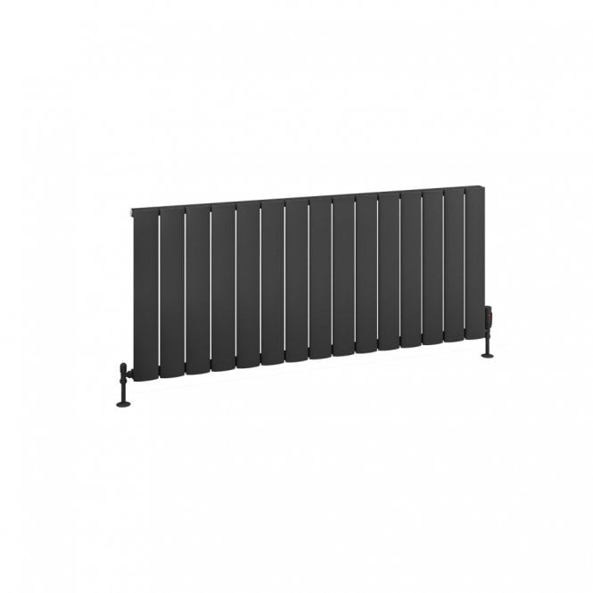 Eastbrook  Malmesbury 600mm x 1420mm Aluminium Radiator Matt Anthracite   89.0973
