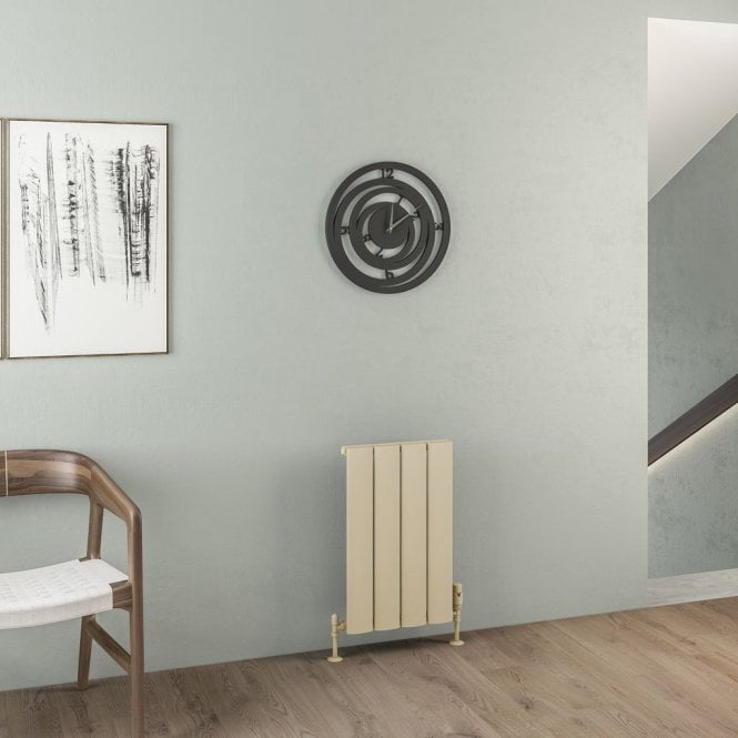 Eastbrook  Malmesbury 600mm x 375mm Aluminium Radiator Matt Cappuccino   89.0481