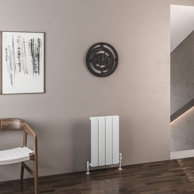 Eastbrook  Malmesbury 600mm x 375mm Aluminium Radiator Matt White   89.0152