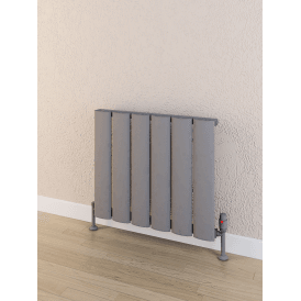 Eastbrook Malmesbury 600mm x 565mm Aluminium Radiator Matt Grey   89.0276