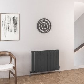 Eastbrook Malmesbury 600mm x 850mm Aluminium Radiator Matt Anthracite   89.0429