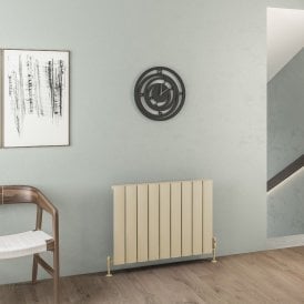 Eastbrook Malmesbury 600mm x 850mm Aluminium Radiator Matt Cappuccino   89.0484