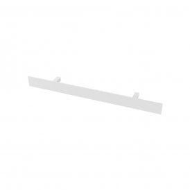 Eastbrook Malmesbury Flat Style Towel Hanger 470mm Matt White   89.0308