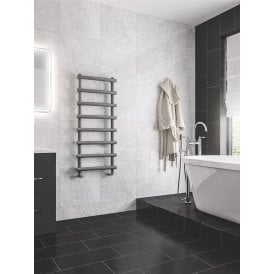Eastbrook Marlow 1150mm x 500mm Towel Rail Matt Grey   89.0514