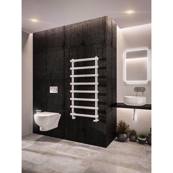 Eastbrook  Marlow 1150mm x 600mm Towel Rail Matt White   89.0503