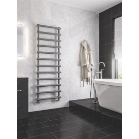 Eastbrook Marlow 1750mm x 600mm Towel Rail Matt Grey   89.0517