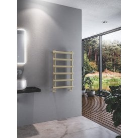 Eastbrook Marlow 850mm x 500mm Towel Rail Matt Cappuccino   89.0518