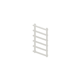 Eastbrook Marlow 850mm x 500mm Towel Rail Matt White   89.0500